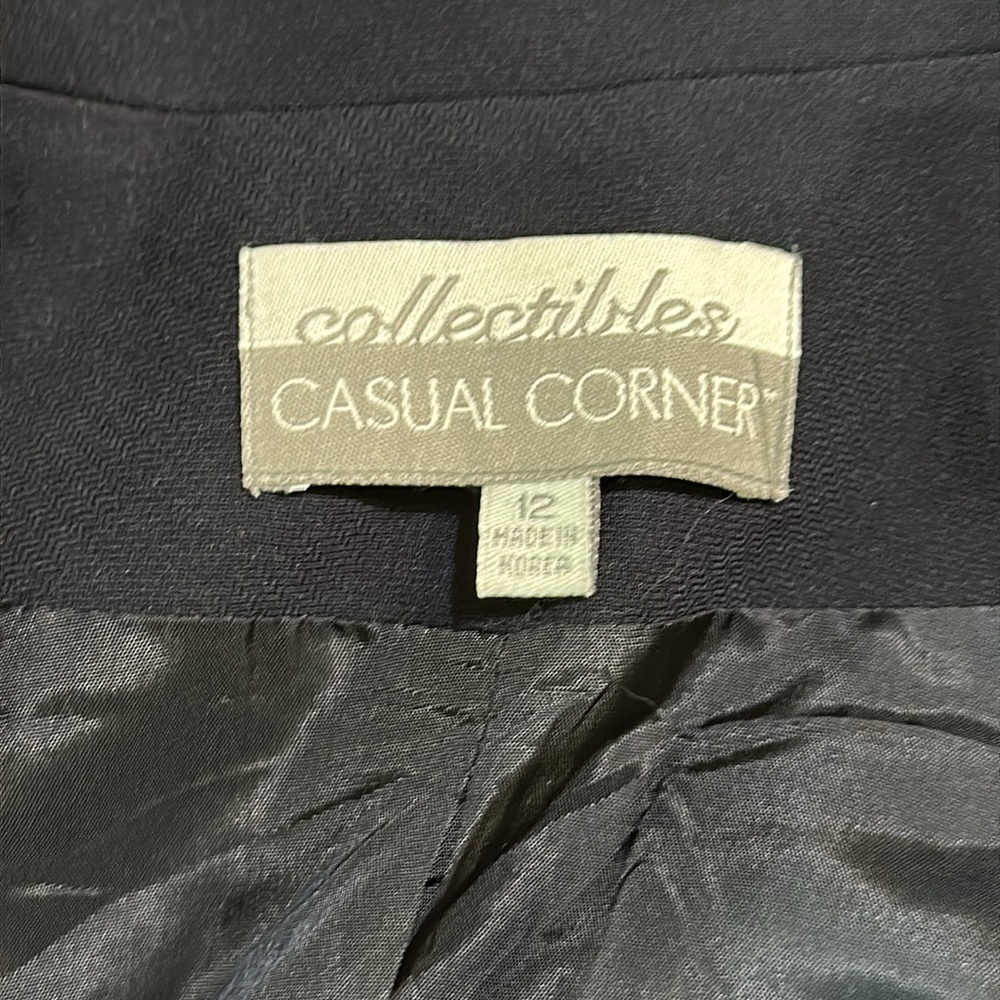 Classic Navy Blue Blazer by Casual Corner - Picture 6 of 6